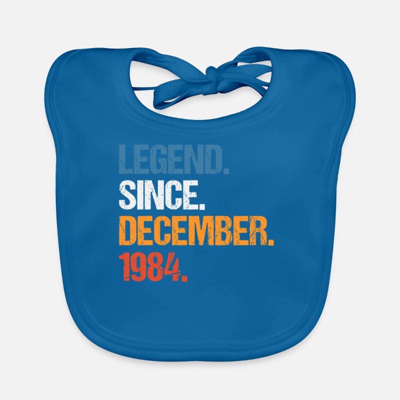 Legend Since Dezember 1984 Geburtstag Baby Bio-Lätzchen