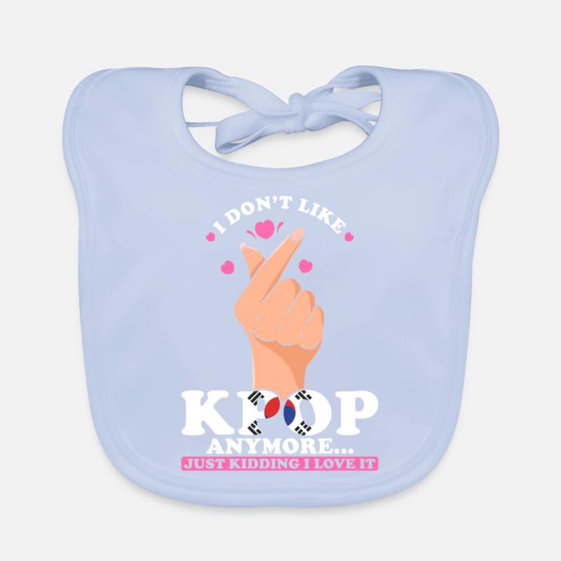 K-pop Ich Liebe K-pop Baby Bio-Lätzchen