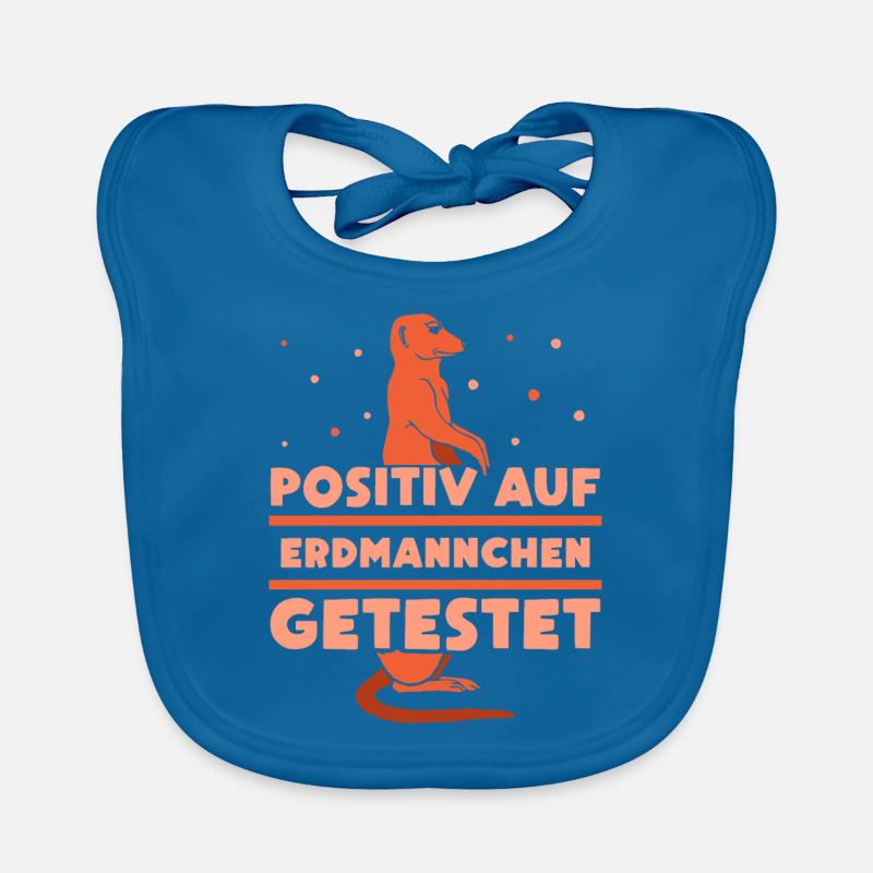 Positiv auf Erdmännchen getestet Baby Bio-Lätzchen