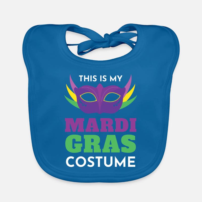 C’est mon costume de Mardi Gras Bavoir bio Bébé