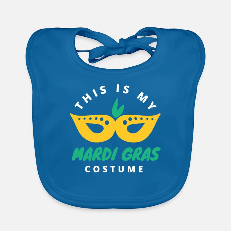 C’est mon costume de Mardi Gras Bavoir bio Bébé
