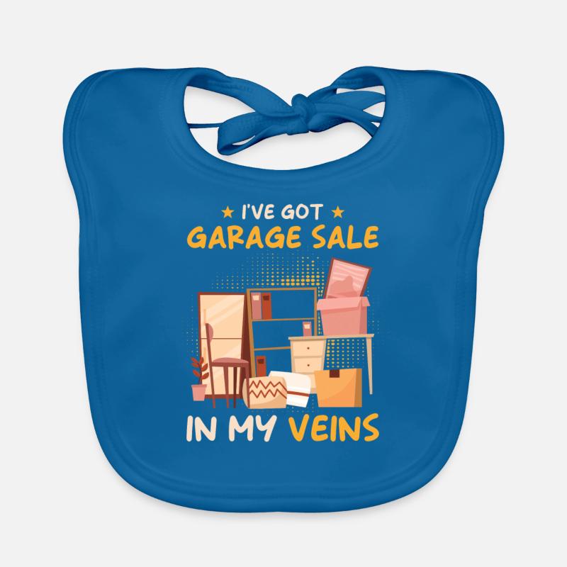 Slogan de vente de garage Bavoir bio Bébé