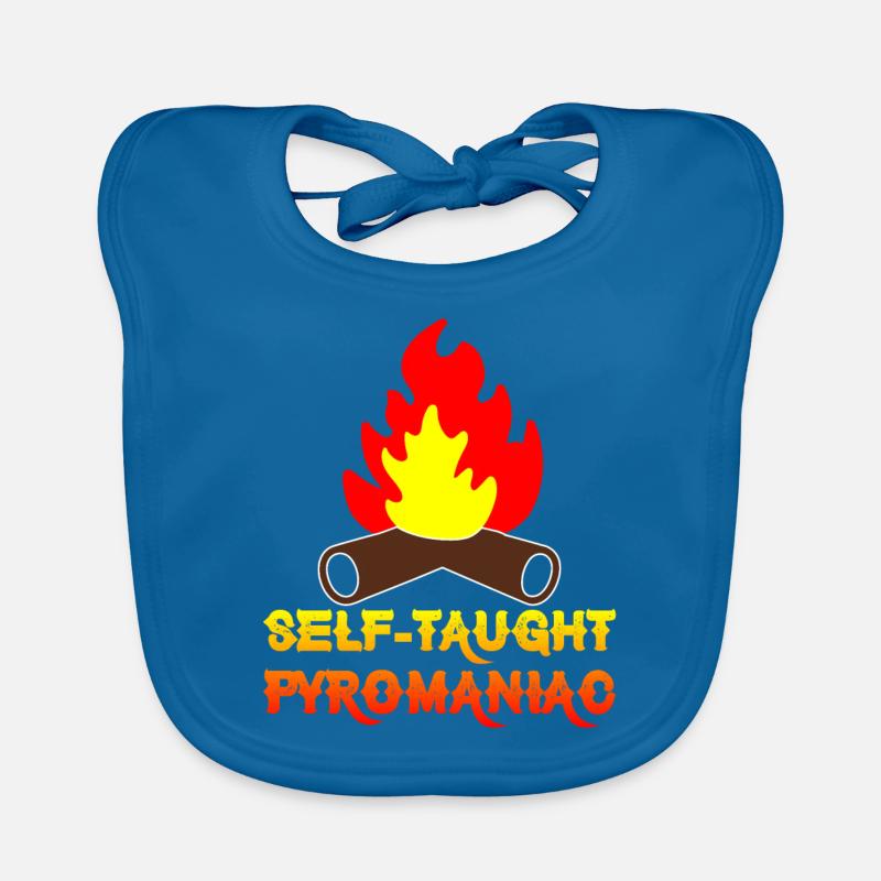 Pyromane autodidacte 7 Bavoir bio Bébé