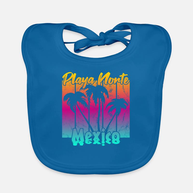 Playa Norte Mexico Organic Baby Bibs