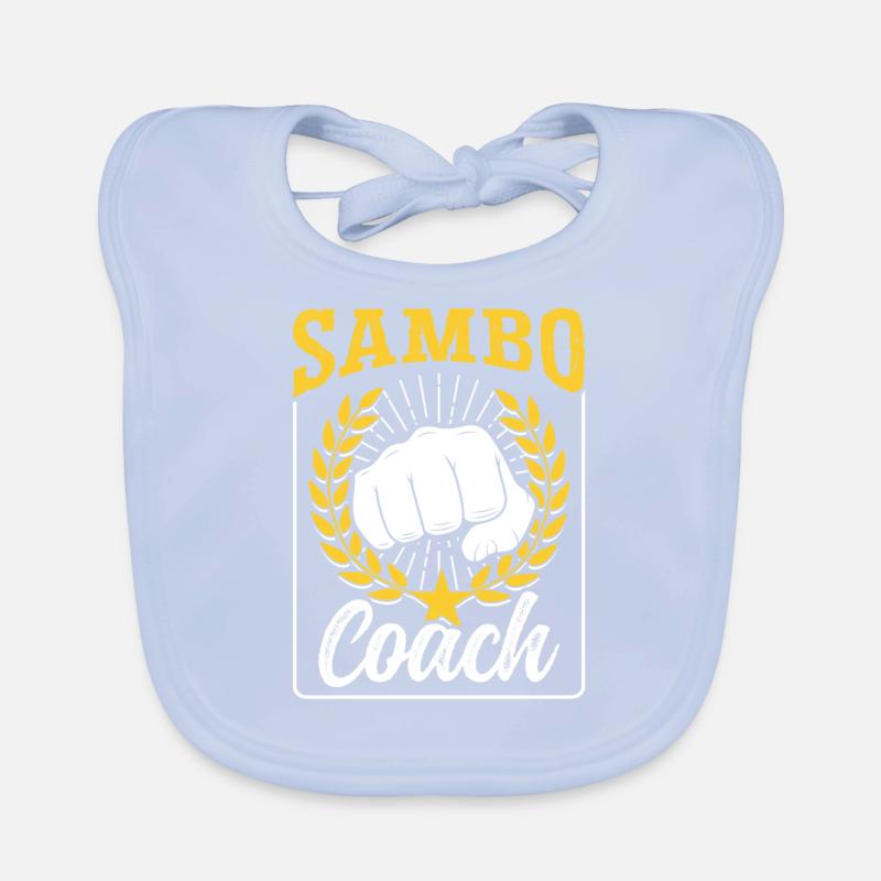 Sambo Trainer Martial Arts Martial Arts Training Organic Baby Bibs