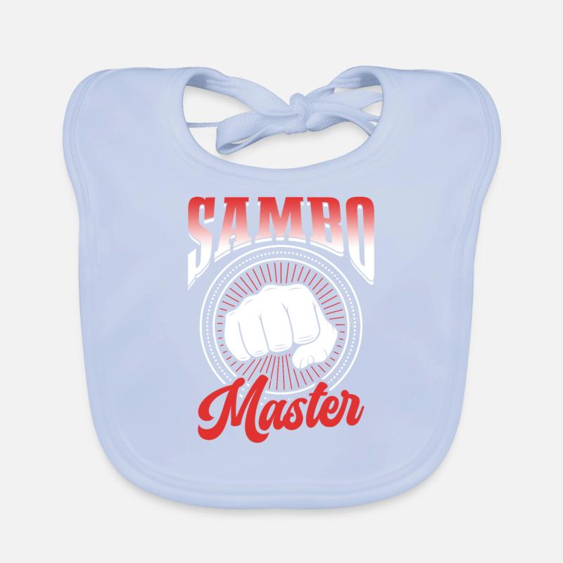 Sambo Master Martial Arts Martial Arts Training Organic Baby Bibs