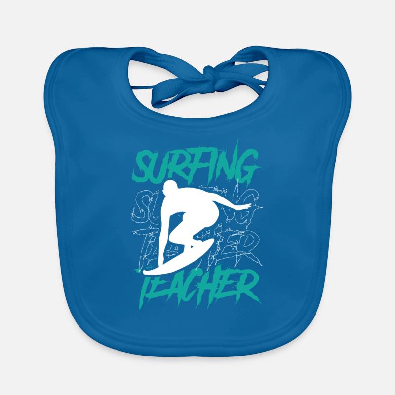 Moniteur de surf Surf Surf Surf Surf Surf Bavoir bio Bébé