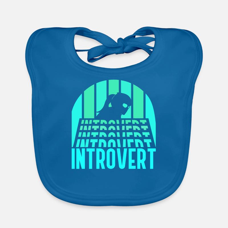 Introverted Sarcasm Introverted Shy Organic Baby Bibs