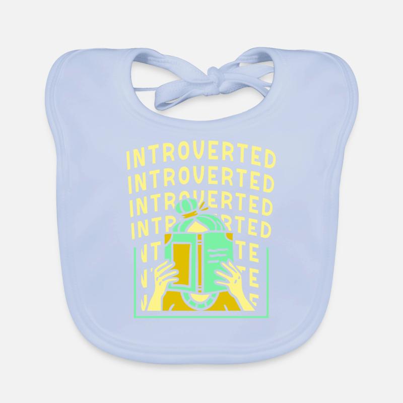 Introvertiert Introvertierter Sarkasmus Schüchtern Baby Bio-Lätzchen