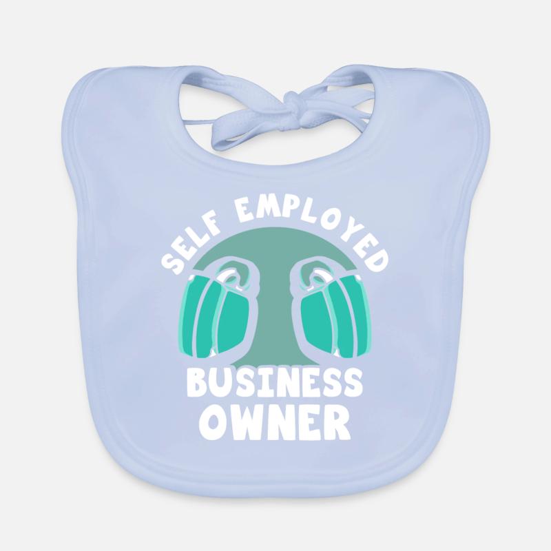 Selbständiger Geschäftsinhaber Selbstständig Baby Bio-Lätzchen