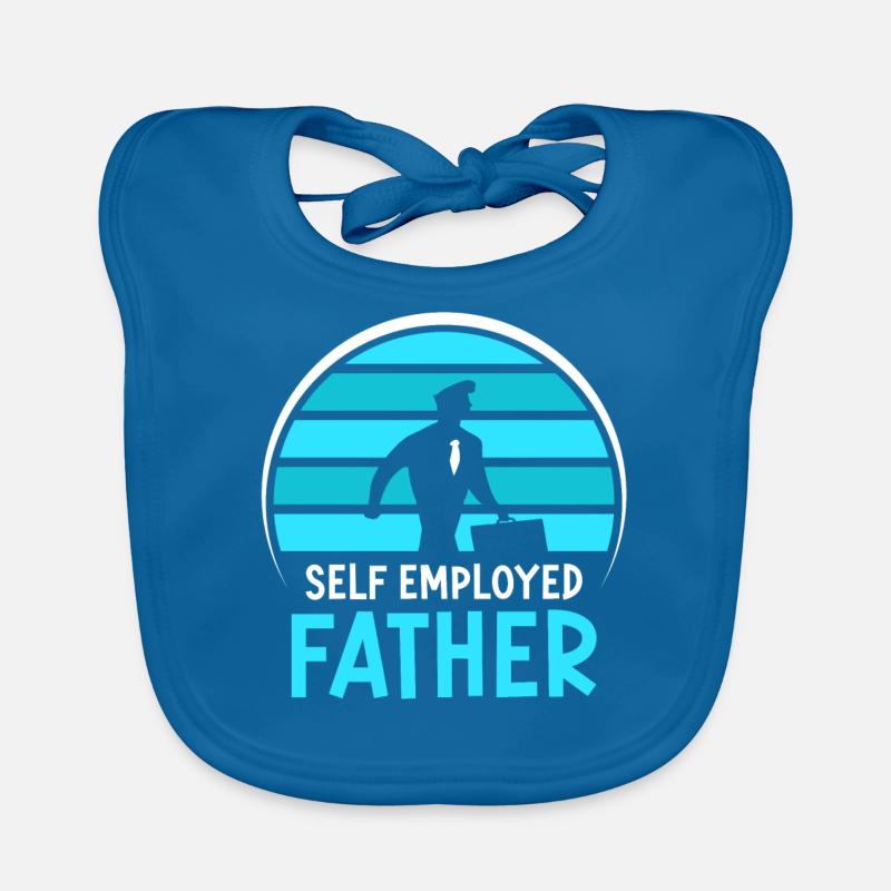 Self-employed father Freelancer Self-employed Organic Baby Bibs