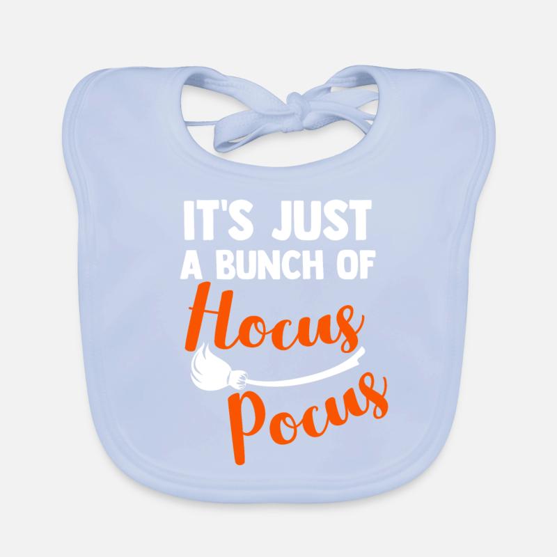 Halloween Witch Witchcraft Magic Magic Magic Magice Costume Organic Baby Bibs