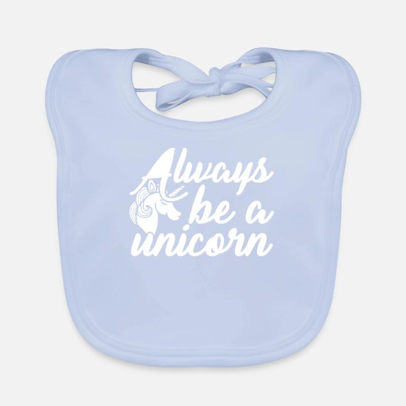 Sei immer ein Einhorn Unicorn Baby Bio-Lätzchen