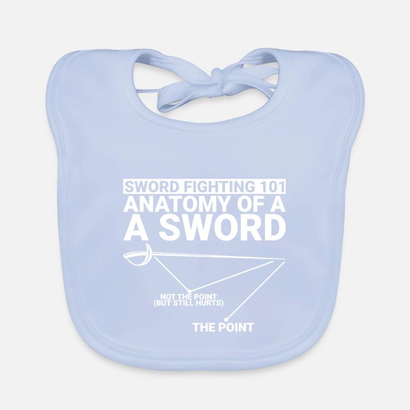 Combat à l’épée 101 Anatomie d’une épée 2 Bavoir bio Bébé