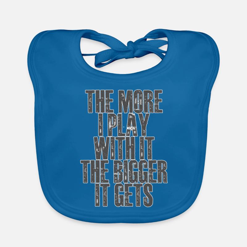 The more I play with it, the bigger it gets 2 Organic Baby Bibs