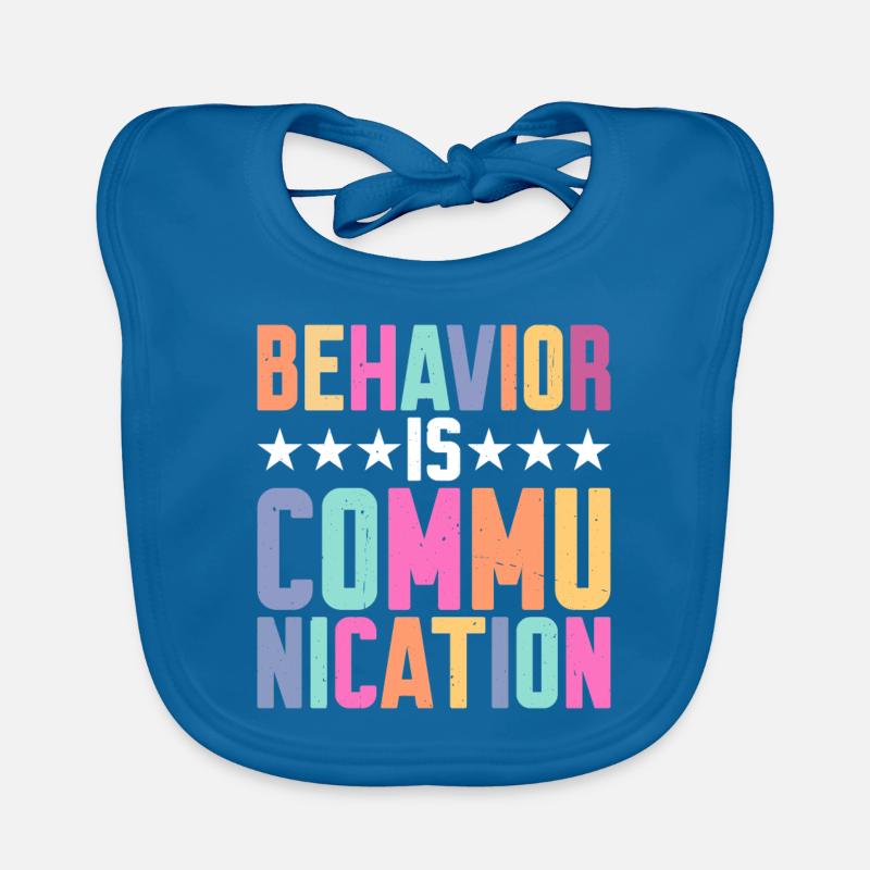 Behavior Is Communication 7 Organic Baby Bibs