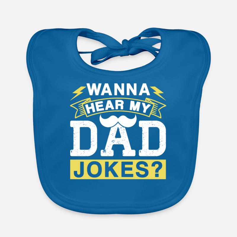 Papa Blague Papa Blague Père Blagues Bavoir bio Bébé