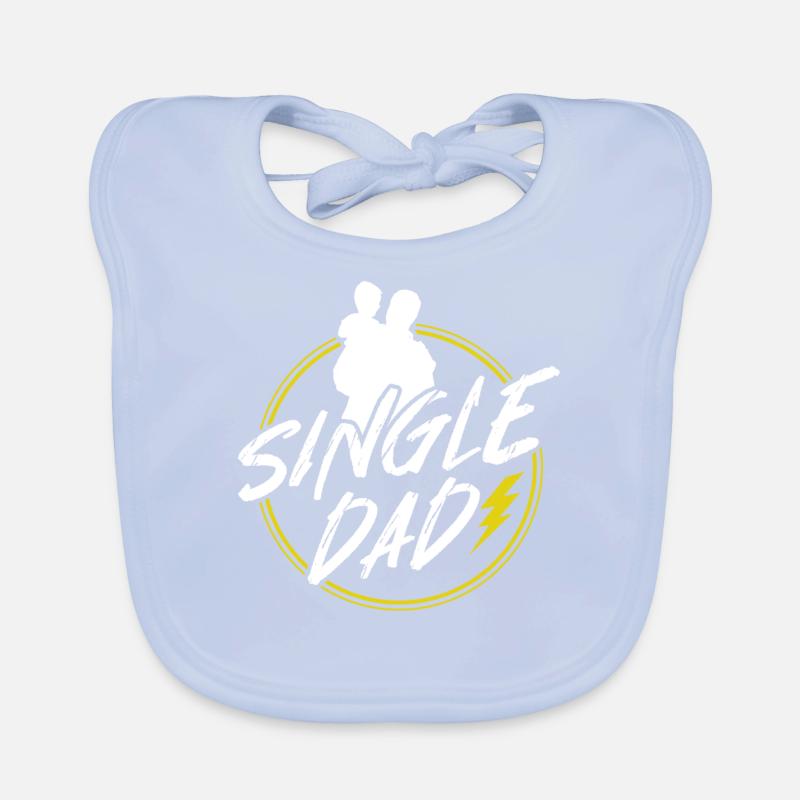 Single Father Daddy Single Parent Dad Organic Baby Bibs