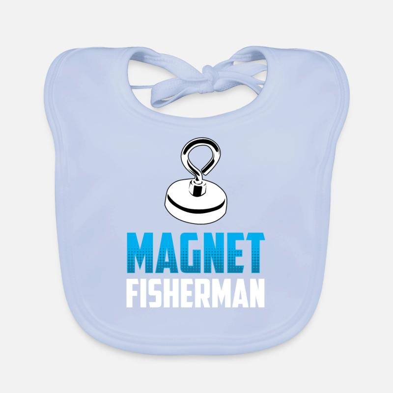 Magnetfischer Magnetfischen Magnet Baby Bio-Lätzchen