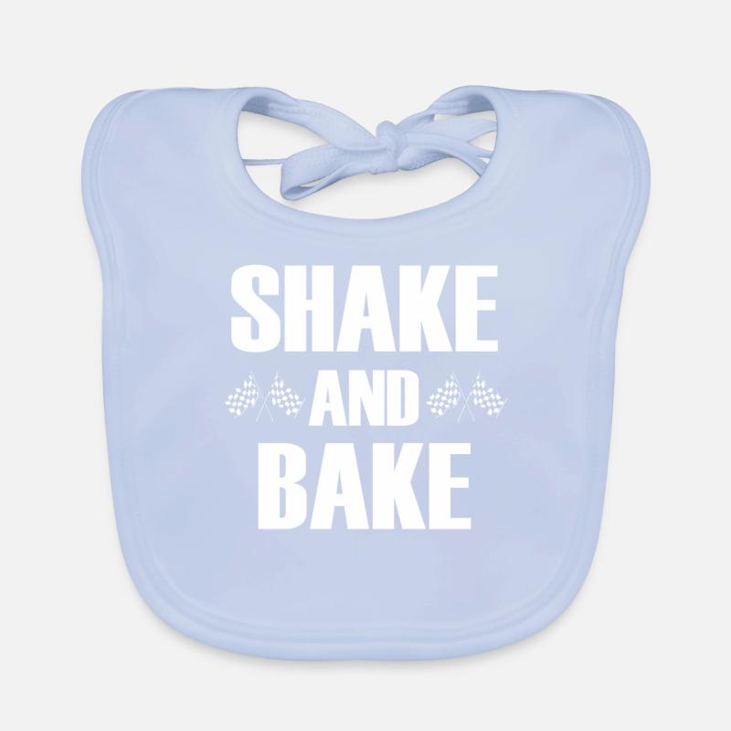 Shake And Bake Racing Organic Baby Bibs