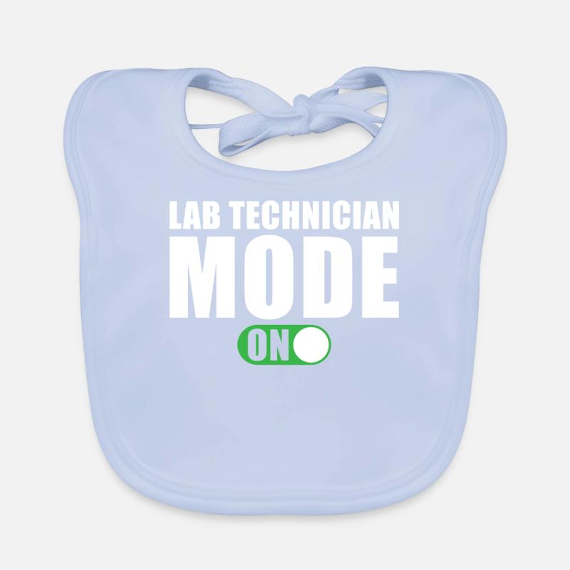 Laboratory Technician Mode On Organic Baby Bibs