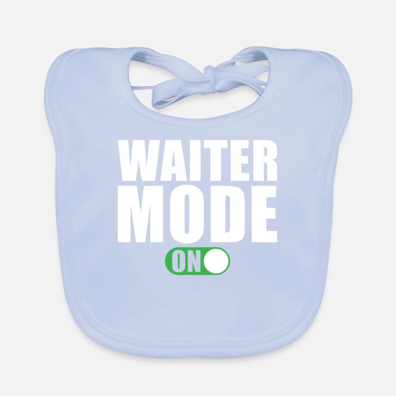 Kellner Modus Ein Bedienung Restaurant Baby Bio-Lätzchen