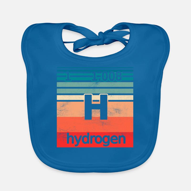 Hydrogen Hydrogen Element Energy Organic Baby Bibs