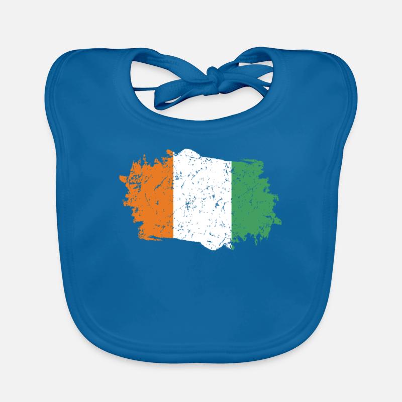Elfenbeinküste Flagge Baby Bio-Lätzchen