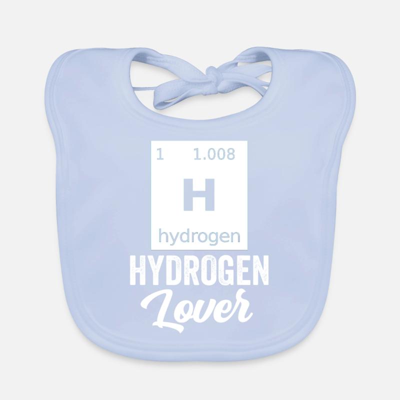 Hydrogen Lover Element Énergie hydrogène Bavoir bio Bébé
