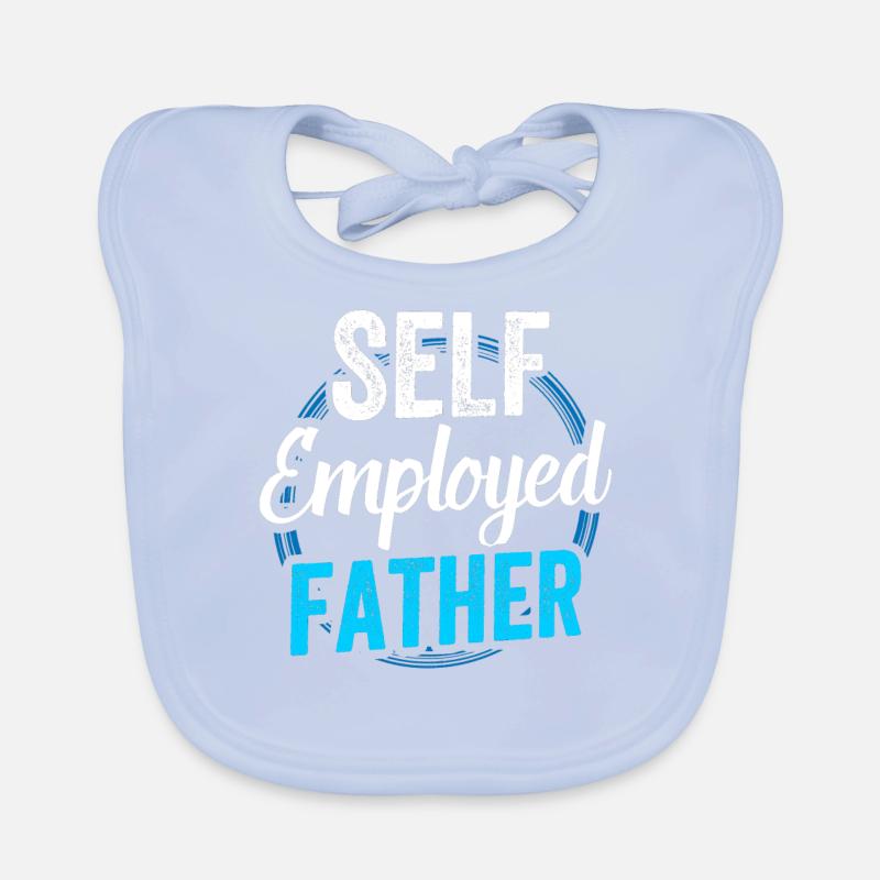 Self-employed father Freelancer Self-employed Organic Baby Bibs