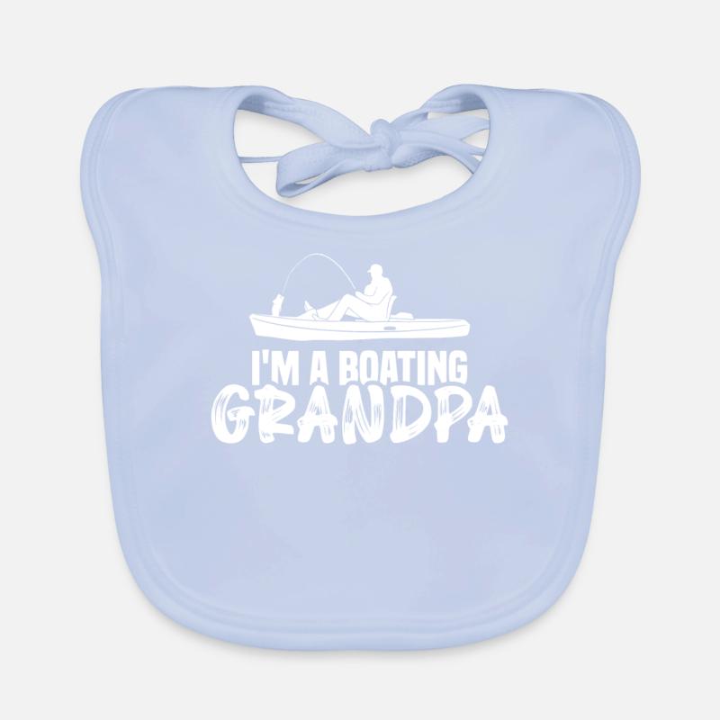 Ich Bin Ein Bootfahrender Opa Bootfahren Boot Baby Bio-Lätzchen