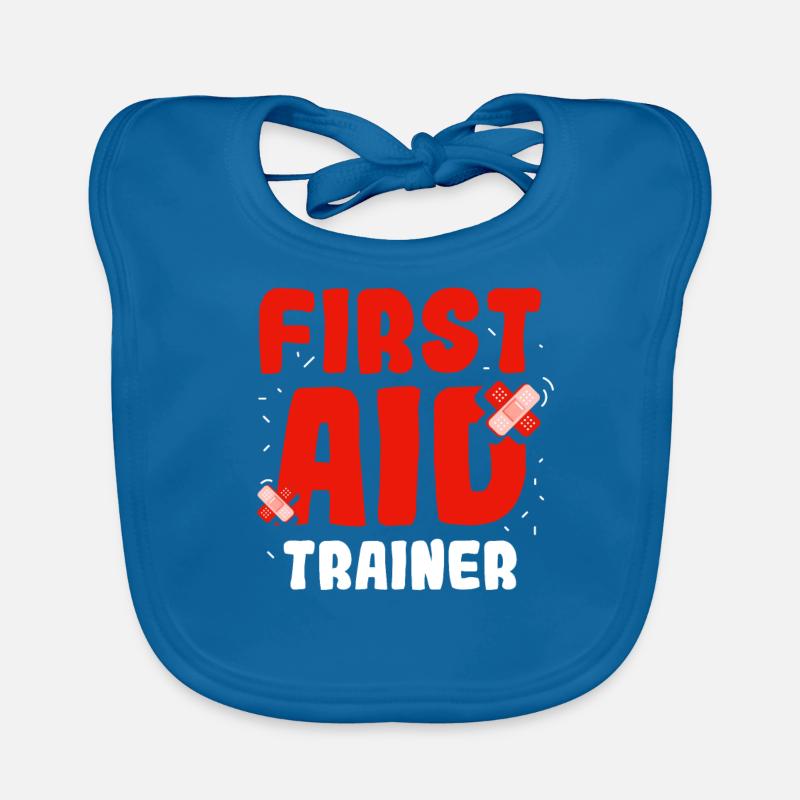 First Aid Instructor Immediate Measures Course Teacher Organic Baby Bibs