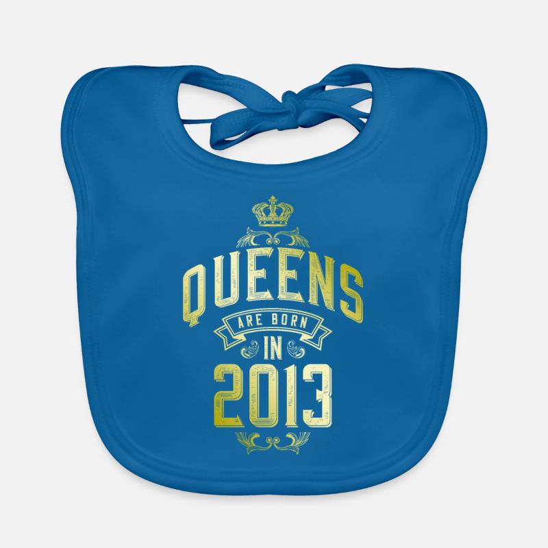 Queens born in 2013 Organic Baby Bibs
