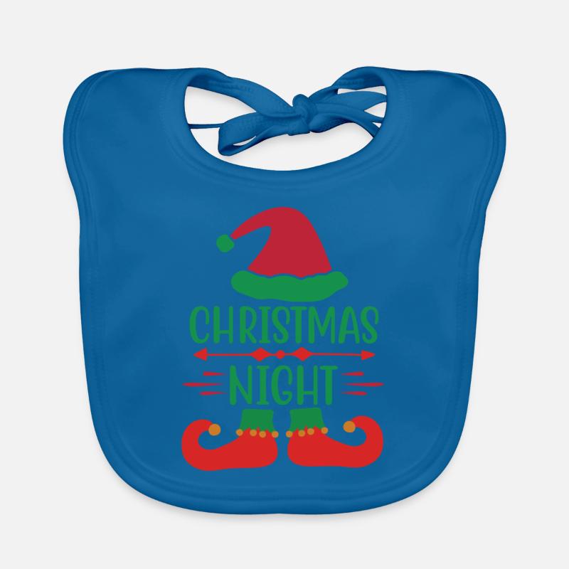 Nuit de Noël Temps de Noël Bavoir bio Bébé
