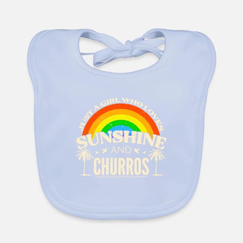 Churro Geschenk Mexico Essen Baby Bio-Lätzchen