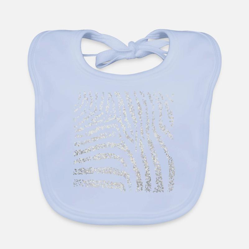 Zebra Zebra Crossing Pattern Costume Replacement Carnival Organic Baby Bibs