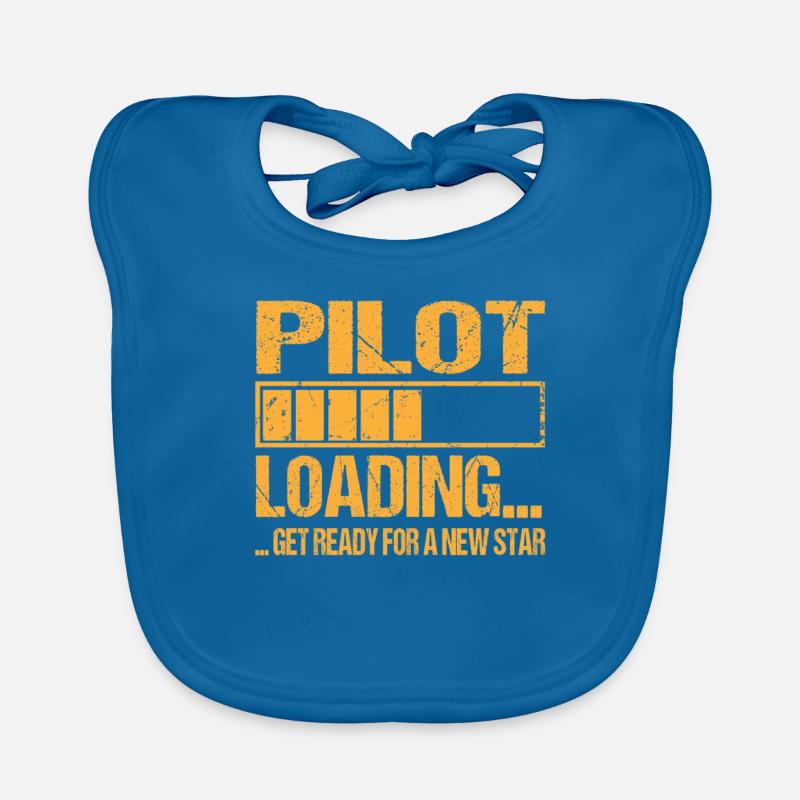 Pilot loading Pilot Ausbildung Baby Bio-Lätzchen