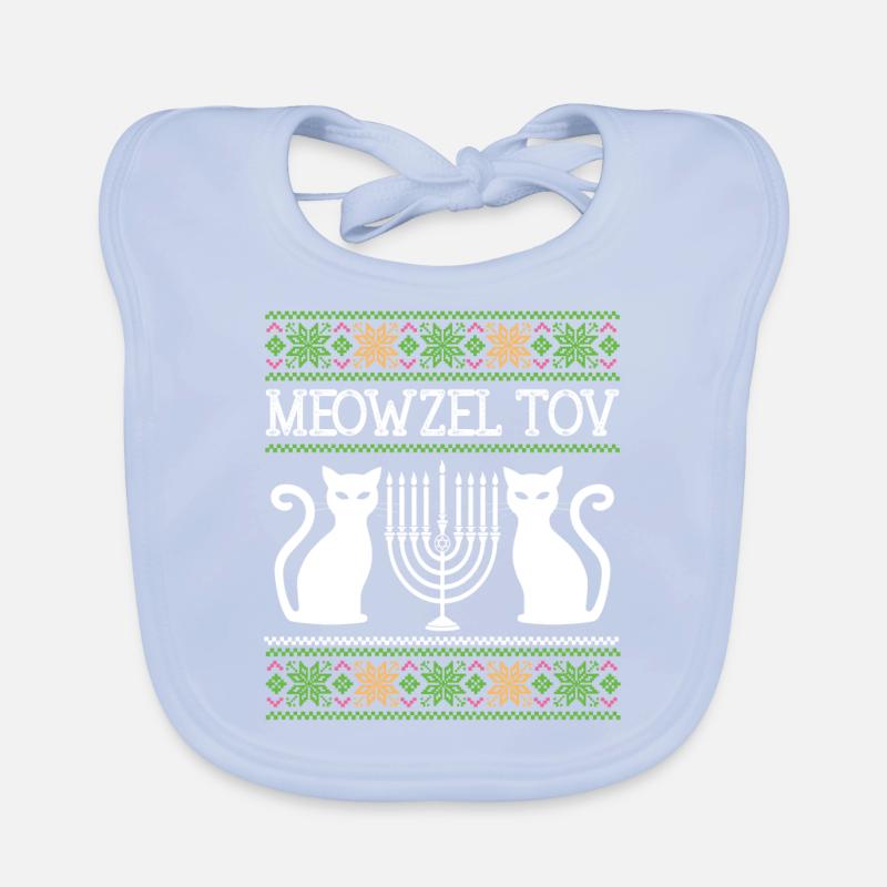 Chat juif de Hanoukka - Meowzel Tov Bavoir bio Bébé