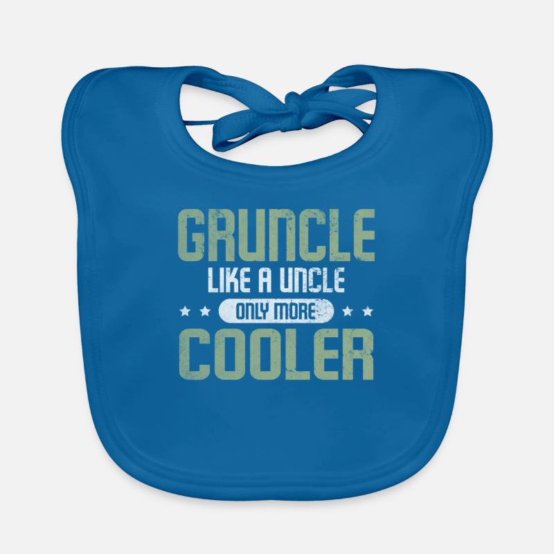 Gruncle comme un oncle normal seulement beaucoup plus cool Bavoir bio Bébé