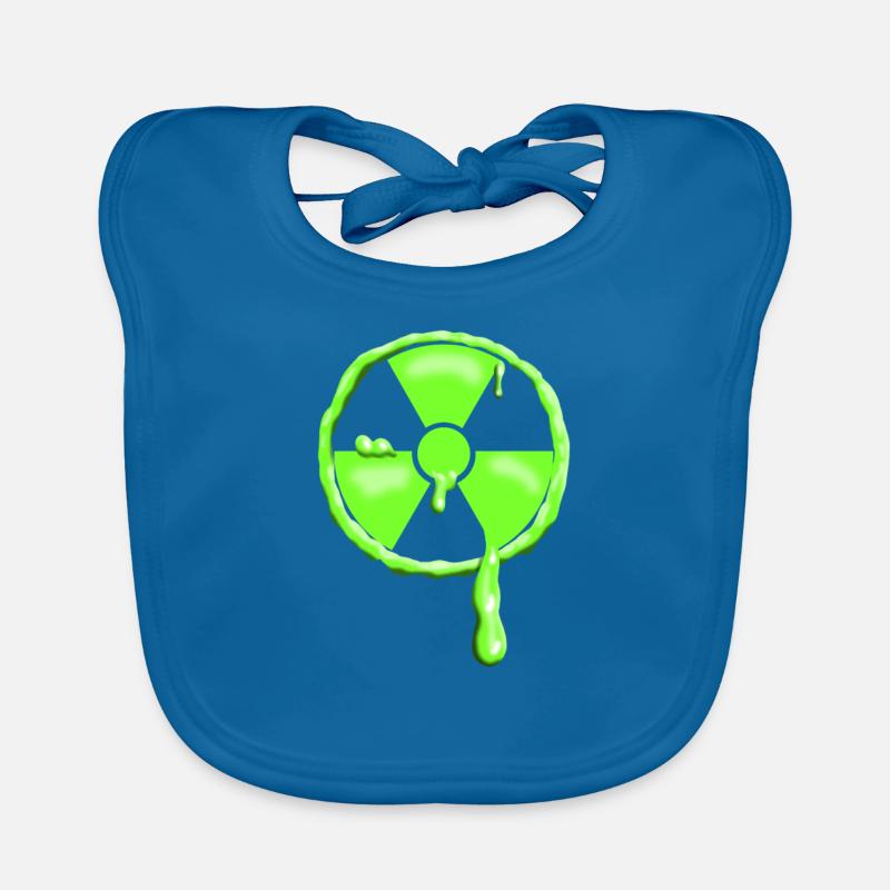 Drôle de conception radioactive Bavoir bio Bébé