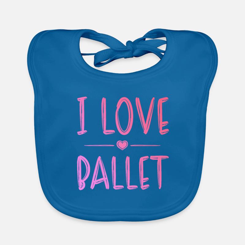 J’adore le ballet Bavoir bio Bébé