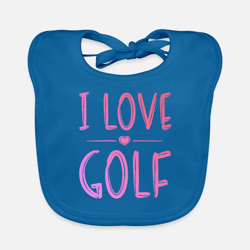J’adore le golf Bavoir bio Bébé