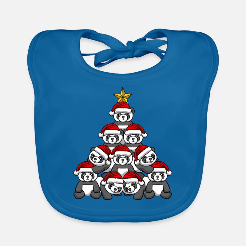 Arbre de Noël Panda Bavoir bio Bébé