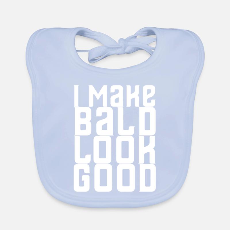 I Make Bald Look Good Baby Bio-Lätzchen
