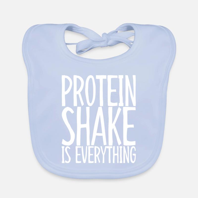 Le shake protéiné est tout 3 Bavoir bio Bébé
