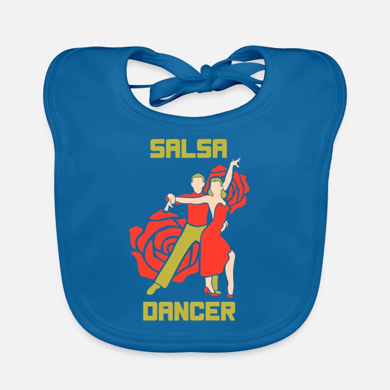 Danseur de Salsa Hobby Dancing Dance Bavoir bio Bébé
