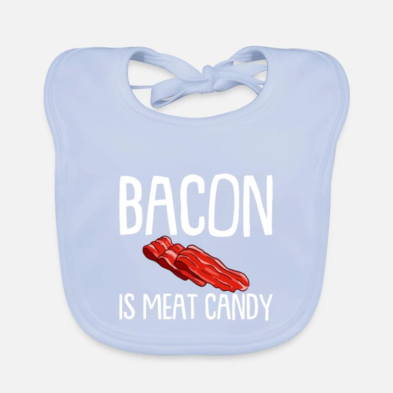 Bacon Is Meat Candy Baby Bio-Lätzchen
