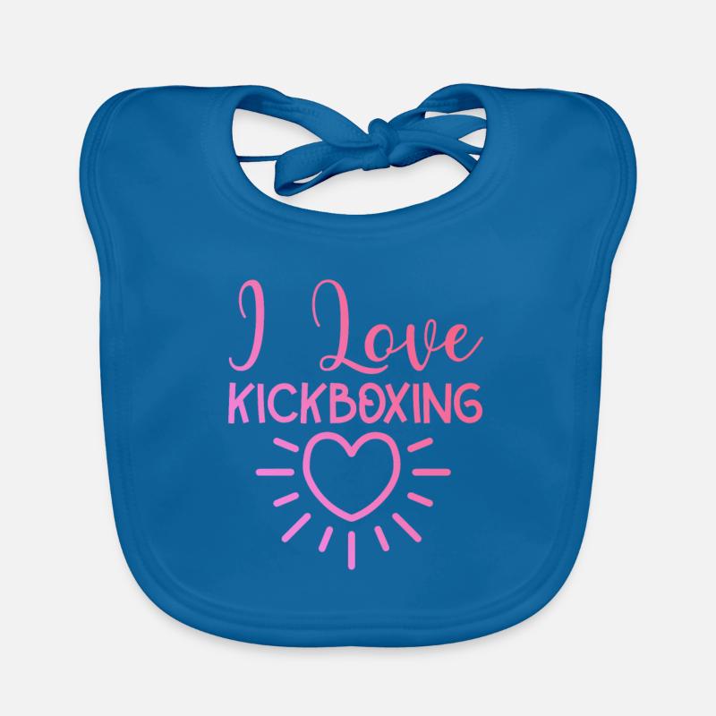 J’adore le kick boxing Bavoir bio Bébé