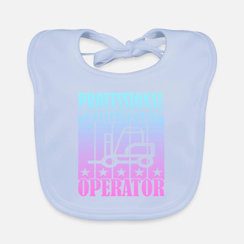 Professional Forklift Operator Baby Bio-Lätzchen