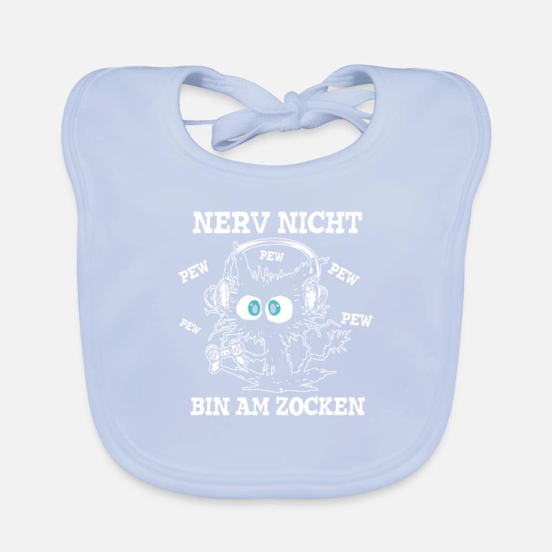 Nerf pas sur le chat joueur de jeu Bavoir bio Bébé